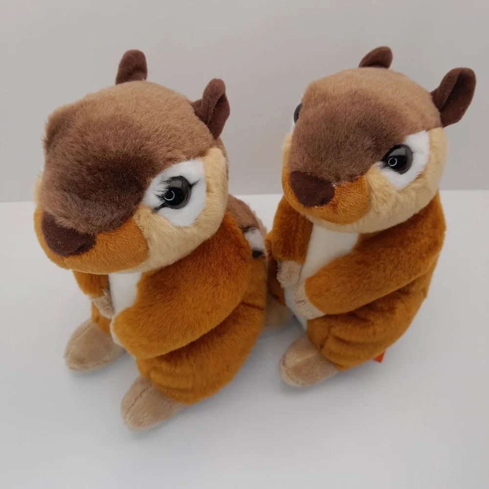 Wild Republic Chipmunk Plush Lot‎ of 2 K&M International 8